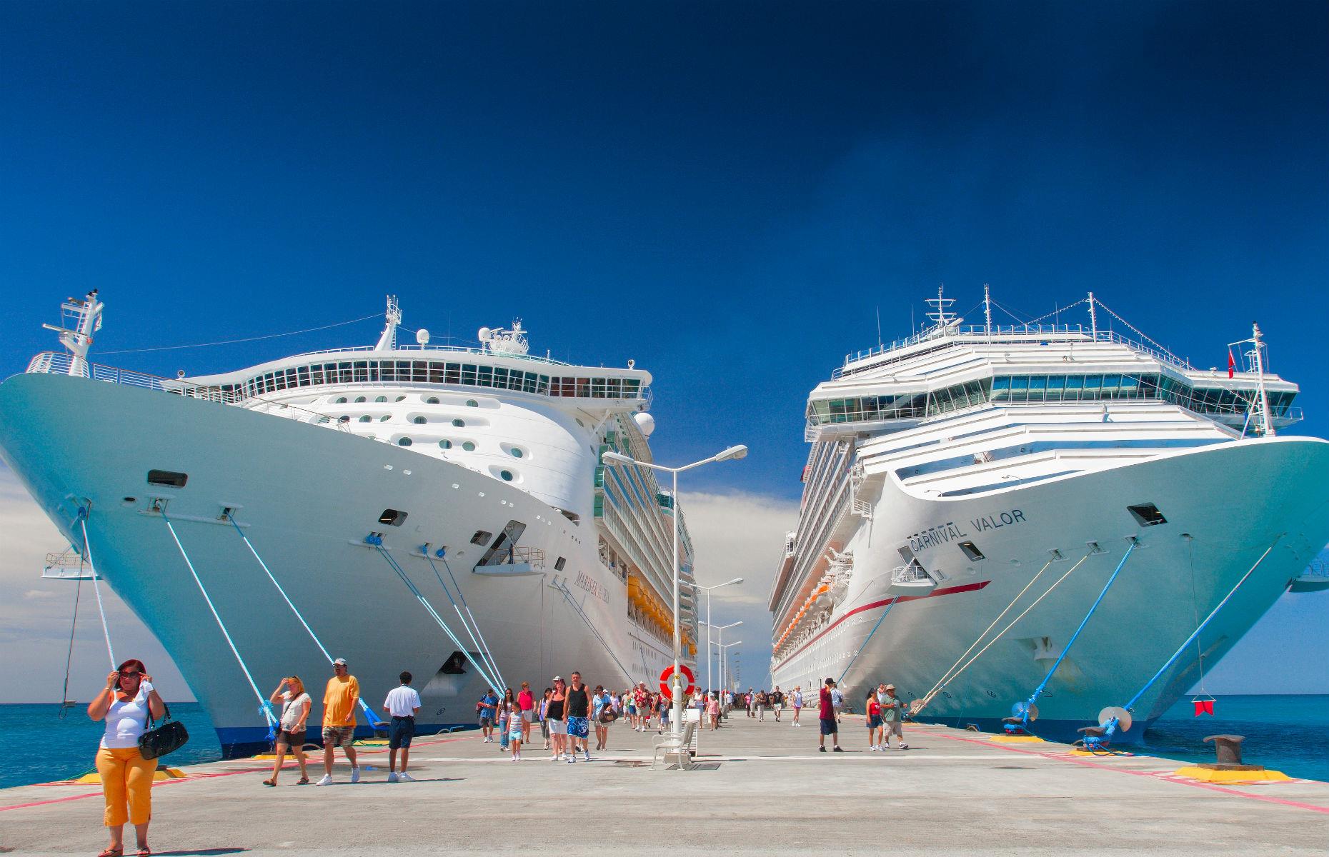 Ships dock miles away from major sights on purpose